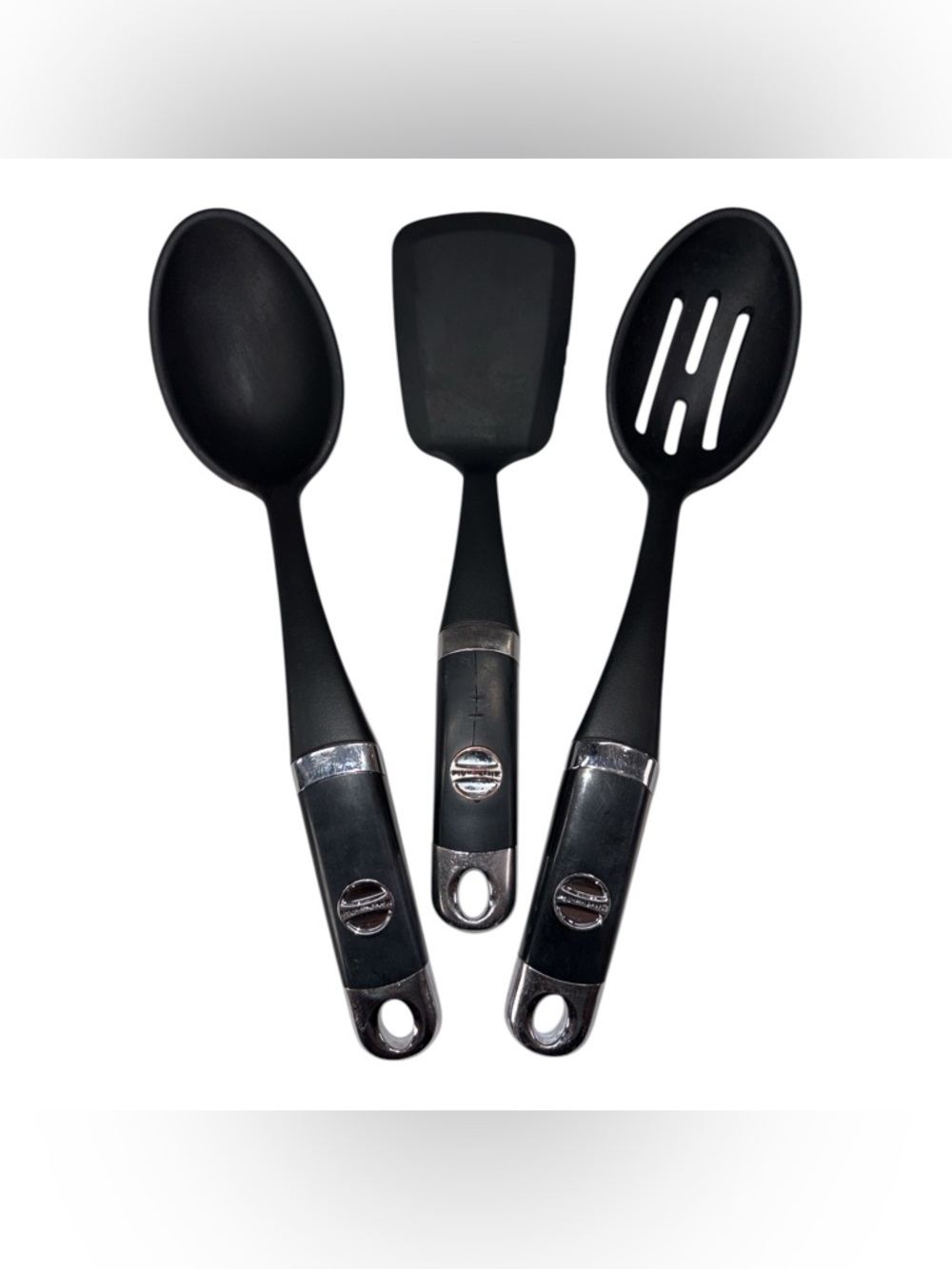 Lot of 3 Kitchenaid Silicone Kitchen Utensils Set Spatula Basting Slotted Spoon